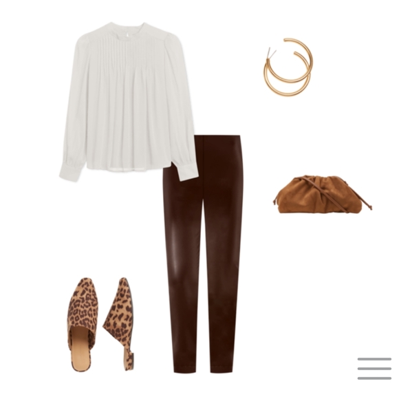 COPY - Gorgeous High Rise Vegan Leather Leggings - Picture 7 of 7